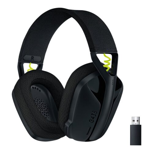 LOGITECH Lightspeed G435 Headset full size Bluetooth / 2.4 GHz radio frequency wireless black Discord Certified