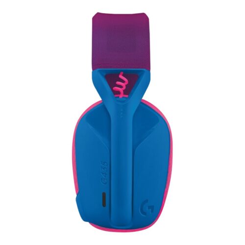 LOGITECH Lightspeed G435 Headset full size Bluetooth / 2.4 GHz radio frequency wireless blue Discord Certified
