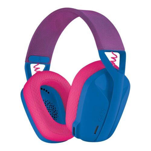 LOGITECH Lightspeed G435 Headset full size Bluetooth / 2.4 GHz radio frequency wireless blue Discord Certified