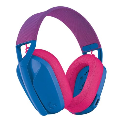 LOGITECH Lightspeed G435 Headset full size Bluetooth / 2.4 GHz radio frequency wireless blue Discord Certified