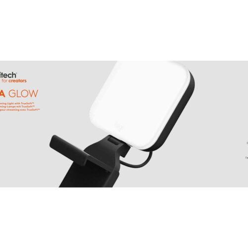 LOGITECH Litra Glow Premium Streaming Light with TrueSoft Lamp head 1 heads LED DC