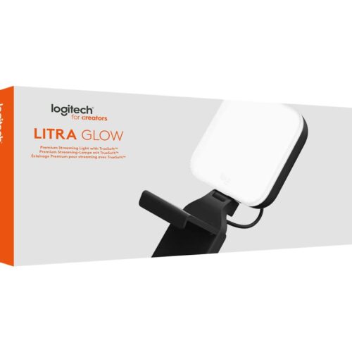 LOGITECH Litra Glow Premium Streaming Light with TrueSoft Lamp head 1 heads LED DC