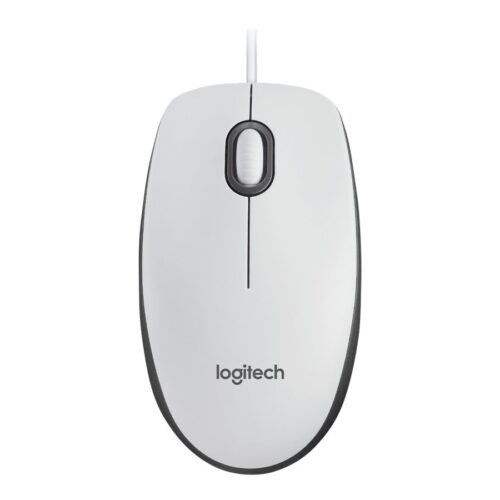 LOGITECH M100 Mouse full size right and left-handed optical 3 buttons wired USB