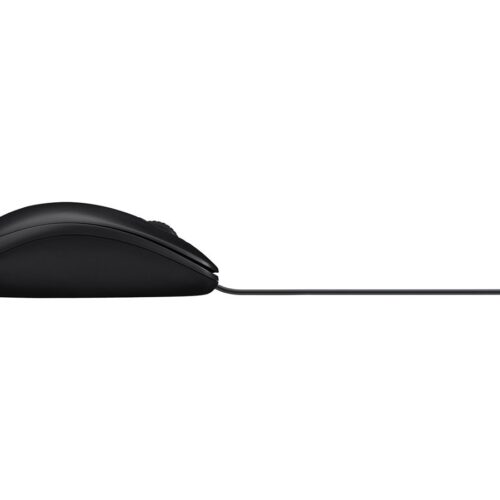 LOGITECH M100 Mouse full size right and left-handed optical 3 buttons wired USB black