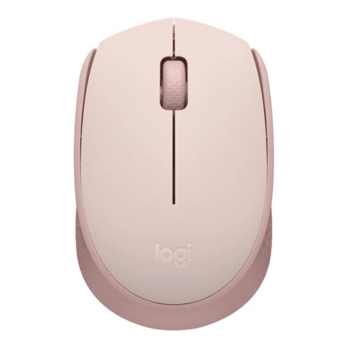 LOGITECH M171 Mouse right and left-handed optical 3 buttons wireless 2.4 GHz USB wireless receiver pink