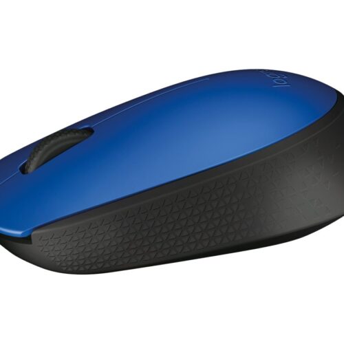 LOGITECH M171 Mouse right and left-handed wireless 2.4 GHz USB wireless receiver black blue