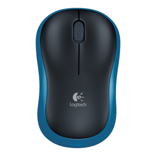 LOGITECH M185 Mouse optical wireless 2.4 GHz USB wireless receiver blue