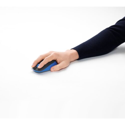 LOGITECH M190 Mouse optical 3 buttons wireless USB wireless receiver blue