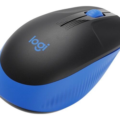 LOGITECH M190 Mouse optical 3 buttons wireless USB wireless receiver blue