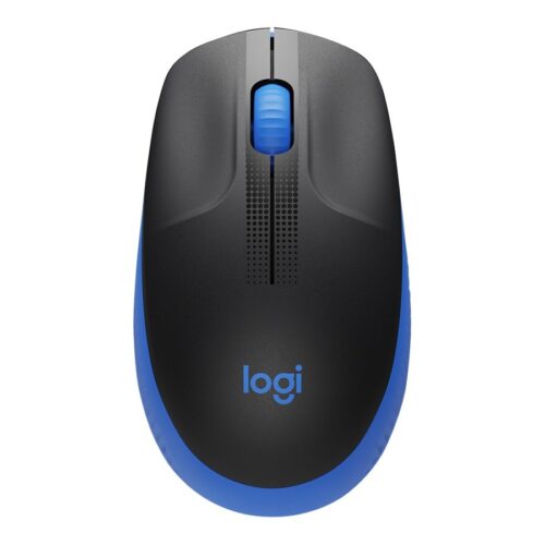 LOGITECH M190 Mouse optical 3 buttons wireless USB wireless receiver blue