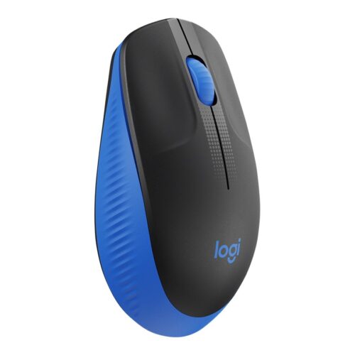 LOGITECH M190 Mouse optical 3 buttons wireless USB wireless receiver blue