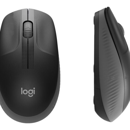LOGITECH M190 Mouse optical 3 buttons wireless USB wireless receiver charcoal