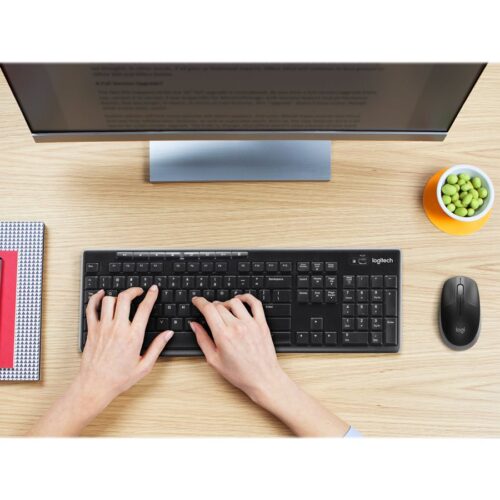 LOGITECH M190 Mouse optical 3 buttons wireless USB wireless receiver mid grey
