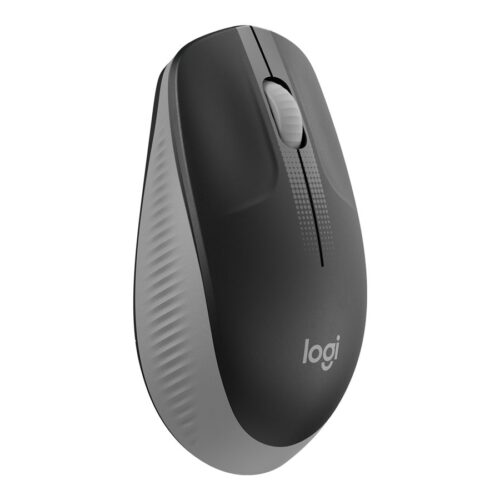 LOGITECH M190 Mouse optical 3 buttons wireless USB wireless receiver mid grey
