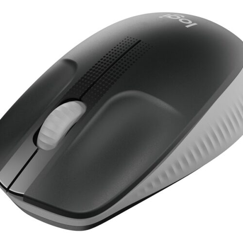 LOGITECH M190 Mouse optical 3 buttons wireless USB wireless receiver mid grey