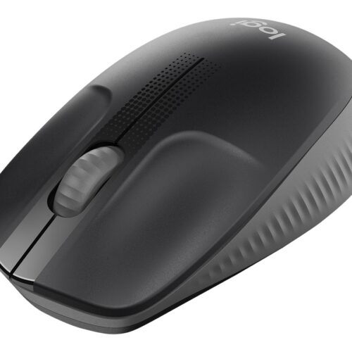 LOGITECH M190 Mouse optical 3 buttons wireless USB wireless receiver mid grey