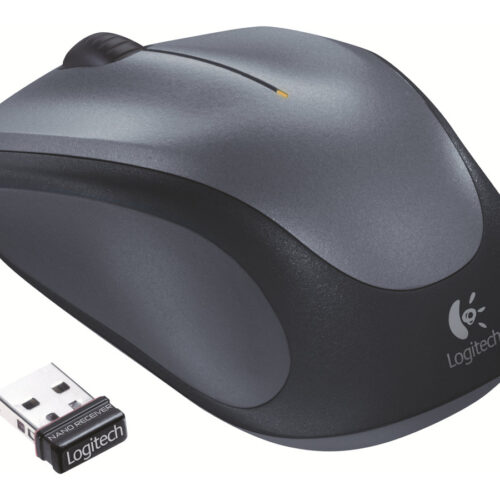 LOGITECH M235 Mouse right-handed optical wireless 2.4 GHz USB wireless receiver grey
