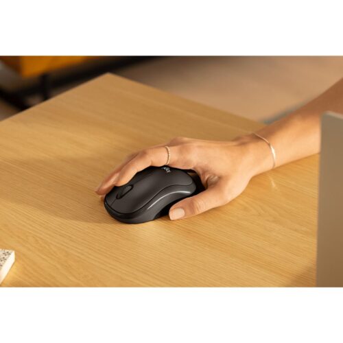 LOGITECH M240 for Business Mouse right and left-handed optical 3 buttons wireless Bluetooth Bolt USB receiver graphite