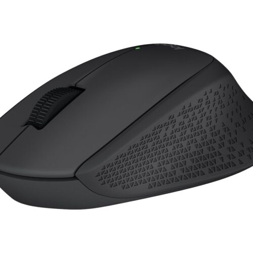 LOGITECH M280 Mouse right-handed optical 3 buttons wireless 2.4 GHz USB wireless receiver black