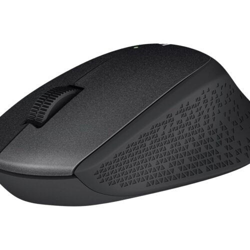 LOGITECH M330 SILENT PLUS Mouse 3 buttons wireless 2.4 GHz USB wireless receiver black