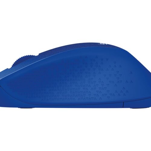 LOGITECH M330 SILENT PLUS Mouse 3 buttons wireless 2.4 GHz USB wireless receiver blue