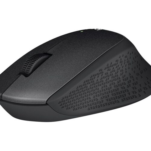 LOGITECH M330 SILENT PLUS Mouse 3 buttons wireless 2.4 GHz USB wireless receiver blue