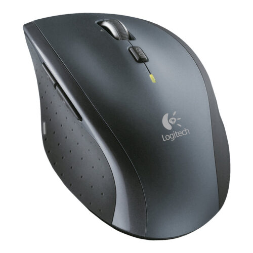 LOGITECH M705 Mouse right-handed laser wireless 2.4 GHz USB wireless receiver grey