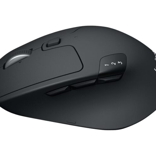 LOGITECH M720 Triathlon Mouse right-handed optical 7 buttons wireless Bluetooth 2.4 GHz USB wireless receiver