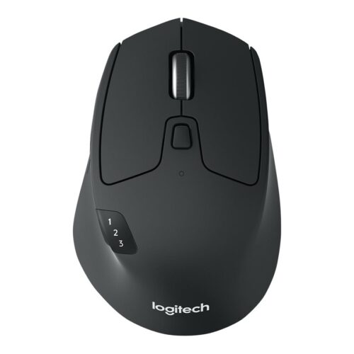LOGITECH M720 Triathlon Mouse right-handed optical 7 buttons wireless Bluetooth 2.4 GHz USB wireless receiver