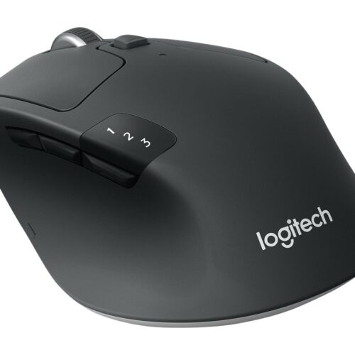 LOGITECH M720 Triathlon Mouse right-handed optical 7 buttons wireless Bluetooth 2.4 GHz USB wireless receiver