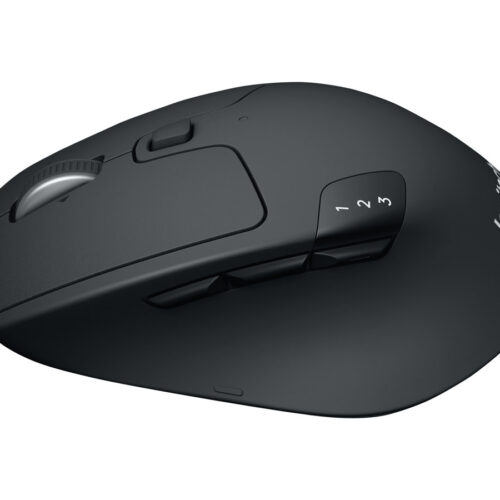 LOGITECH M720 Triathlon Mouse right-handed optical 7 buttons wireless Bluetooth 2.4 GHz USB wireless receiver