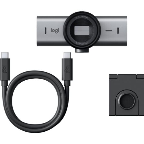 LOGITECH Master Series MX Brio Live streaming camera colour 8.5 MP 3840 x 2160 1080p 4K audio wired USB-C