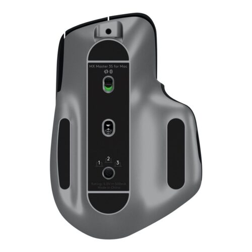 LOGITECH Master Series MX Master 3S for Mac Mouse ergonomic optical 7 buttons wireless Bluetooth 2.4 GHz space grey for Apple