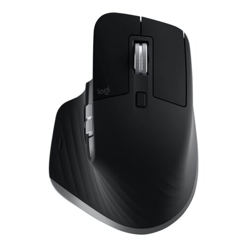 LOGITECH Master Series MX Master 3S for Mac Mouse ergonomic optical 7 buttons wireless Bluetooth 2.4 GHz space grey for Apple