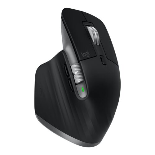 LOGITECH Master Series MX Master 3S for Mac Mouse ergonomic optical 7 buttons wireless Bluetooth 2.4 GHz space grey for Apple