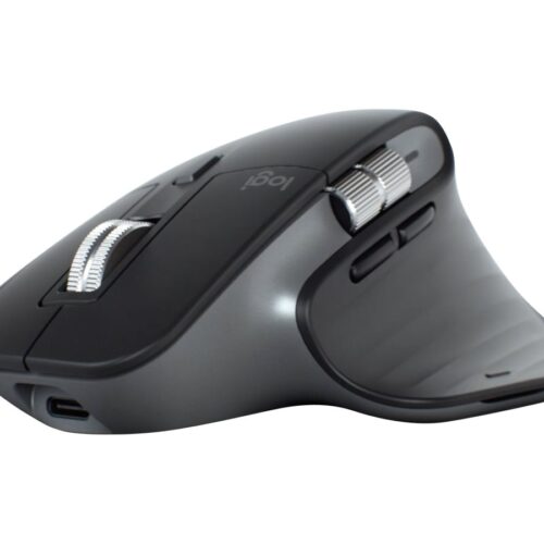 LOGITECH Master Series MX Master 3S for Mac Mouse ergonomic optical 7 buttons wireless Bluetooth 2.4 GHz space grey for Apple