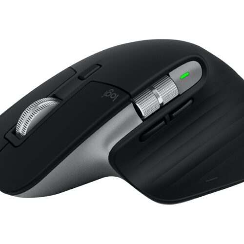 LOGITECH Master Series MX Master 3S for Mac Mouse ergonomic optical 7 buttons wireless Bluetooth 2.4 GHz space grey for Apple