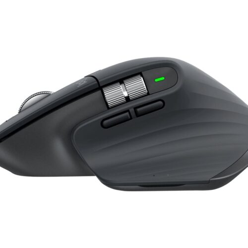 LOGITECH Master Series MX Master 3S Mouse ergonomic optical 7 buttons wireless Bluetooth 2.4 GHz Bolt USB receiver