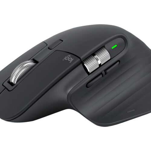 LOGITECH Master Series MX Master 3S Mouse ergonomic optical 7 buttons wireless Bluetooth 2.4 GHz Bolt USB receiver