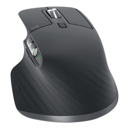 LOGITECH Master Series MX Master 3S Mouse ergonomic optical 7 buttons wireless Bluetooth 2.4 GHz Bolt USB receiver