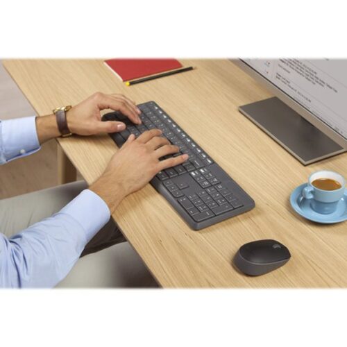 LOGITECH MK235 wireless Keyboard + Mouse Combo Grey FRA