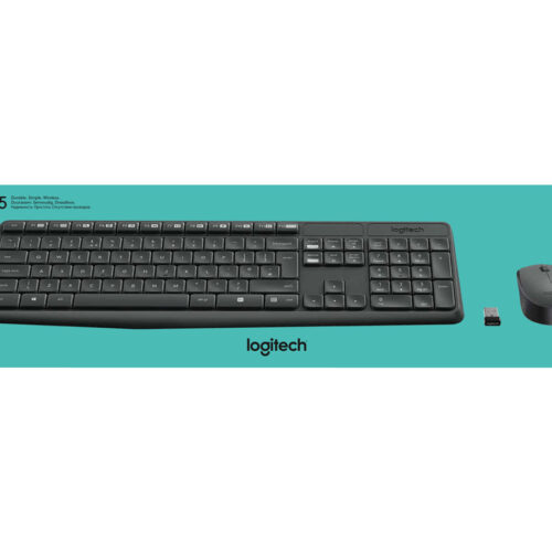 LOGITECH MK235 wireless Keyboard + Mouse Combo Grey FRA