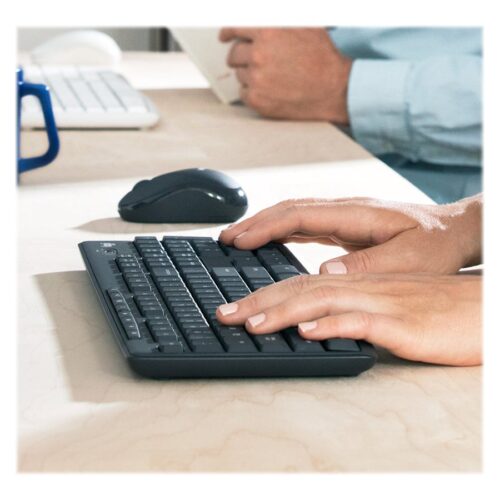 LOGITECH MK295 Silent Wireless Combo – GRAPHITE – FRA – CENTRAL