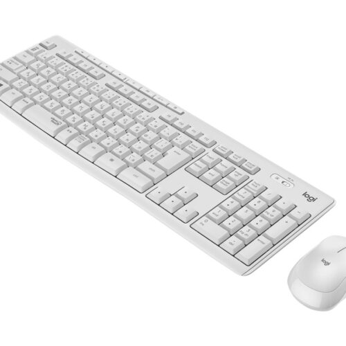 LOGITECH MK295 Silent Wireless Combo – OFF WHITE – FRA – CENTRAL