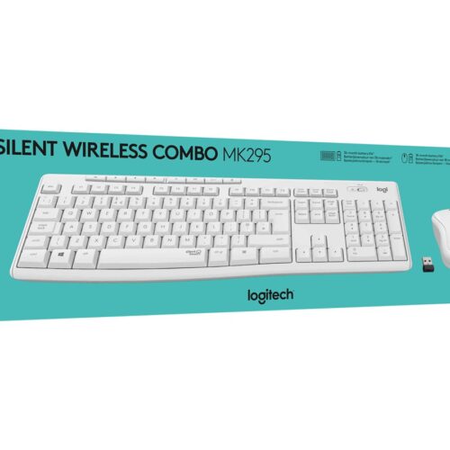LOGITECH MK295 Silent Wireless Combo – OFF WHITE – FRA – CENTRAL