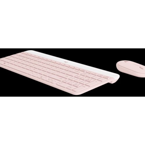 LOGITECH MK470 Slim Combo – ROSE – (FRA) – CENTRAL-419