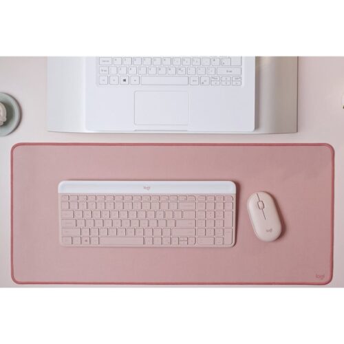 LOGITECH MK470 Slim Combo – ROSE – (FRA) – CENTRAL-419