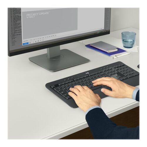 LOGITECH MK540 ADVANCED Wireless Keyboard and Mouse Combo – FRA – CENTRAL