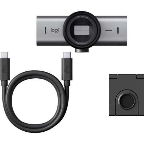 LOGITECH MX Brio 705 for Business Webcam colour 8.5 MP 4096 x 2160 audio wired USB-C