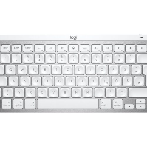 LOGITECH MX Keys Mini For Mac Minimalist Wireless Illuminated Keyboard – PALE GREY – CENTRAL FR